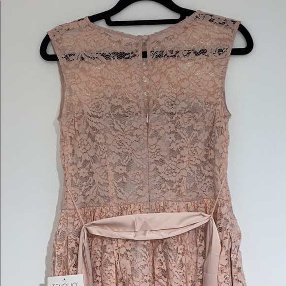 NEW! Tevolio pink lace Aline dress w/ pockets - Picture 4 of 4